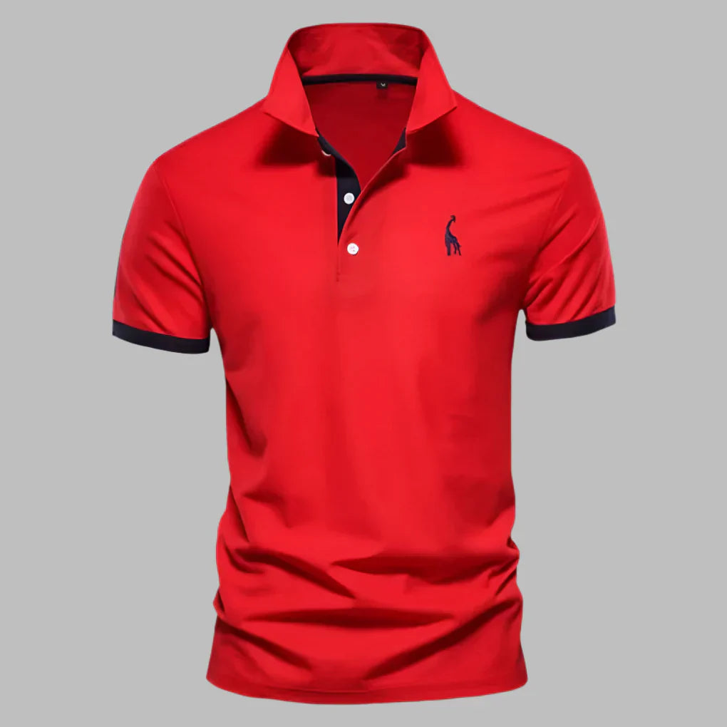 Charly | Men's Contrast Trim Polo Shirt