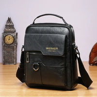 Sisica | Men's Leather Shoulder & Top Handle Bag