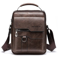 Sisica | Men's Genuine Leather Shoulder Bag | Durable, Adjustable Strap & Ideal for Work or Leisure