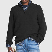 Sisica | Refined Wool Half Zip Sweater