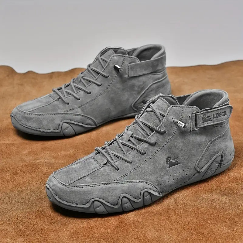 Charly | Men's High-Top Sneakers with Lace-Up Closure