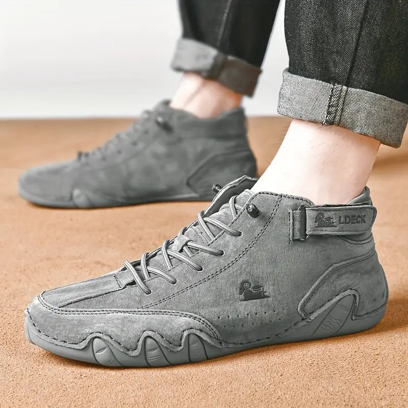 Charly | Men's High-Top Sneakers with Lace-Up Closure