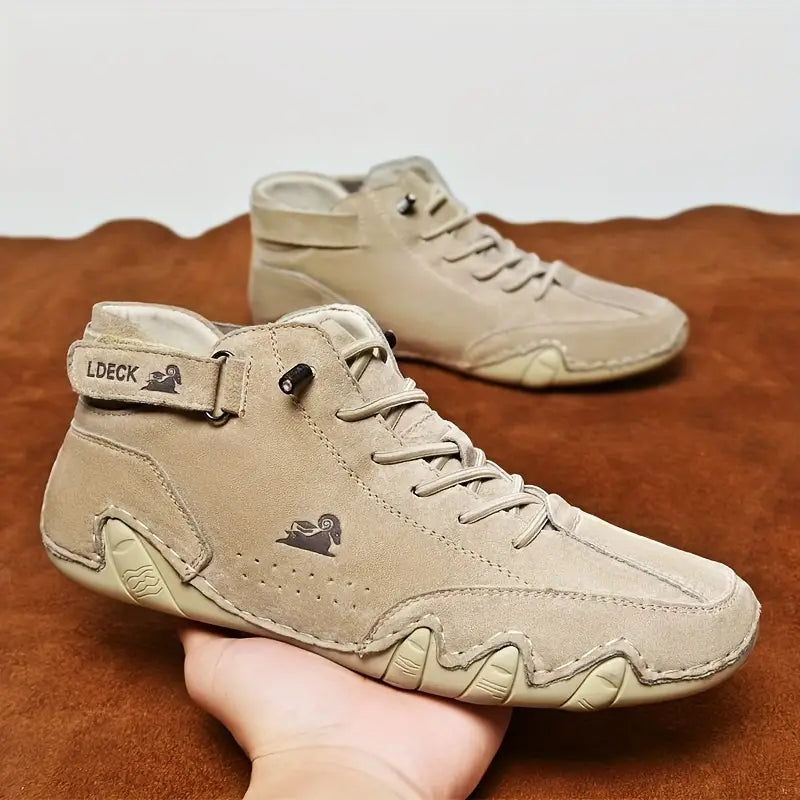 Charly | Men's High-Top Sneakers with Lace-Up Closure