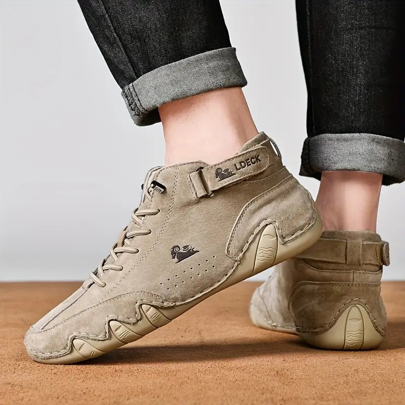 Charly | Men's High-Top Sneakers with Lace-Up Closure