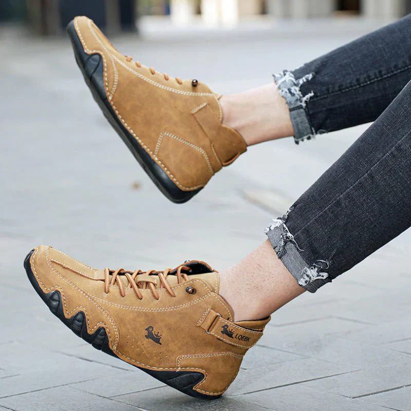 Charly | Men's High-Top Sneakers with Lace-Up Closure