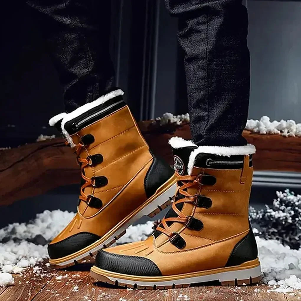 Charly | Men's Insulated Snow Boots with Fur Lining