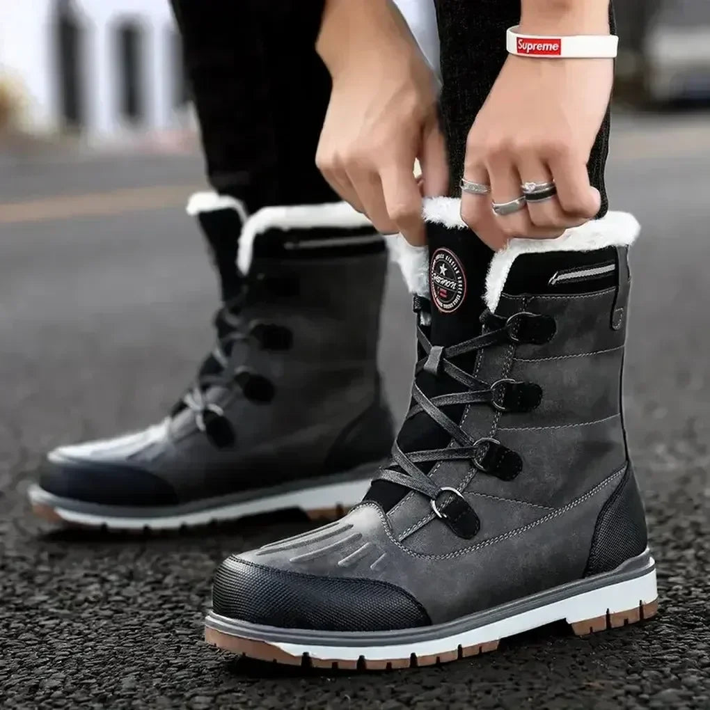 Charly | Men's Insulated Snow Boots with Fur Lining