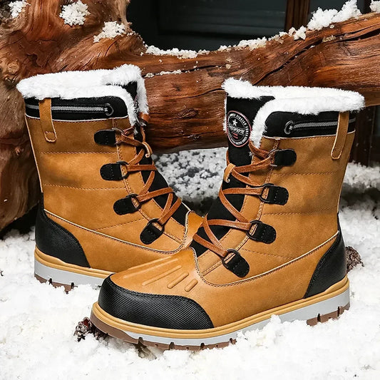 Charly | Men's Insulated Snow Boots with Fur Lining