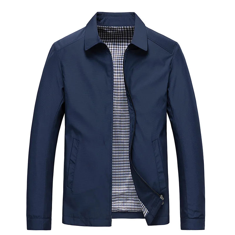 Charly | Men's Lightweight Jacket with Checked Lining