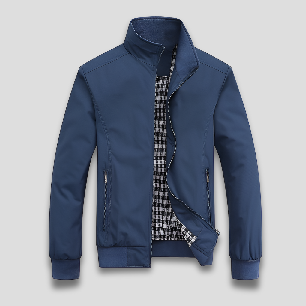 Charly | Men's Lightweight Windbreaker Jacket with Stand Collar