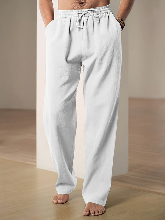 Charly | Men's Linen Drawstring Pants