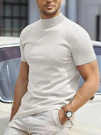 Sisica | Breathable Mock Neck T-Shirt