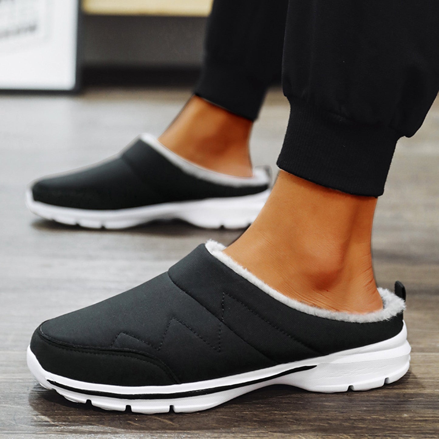 Charly | Men's Orthopedic Clogs with Fleece Lining