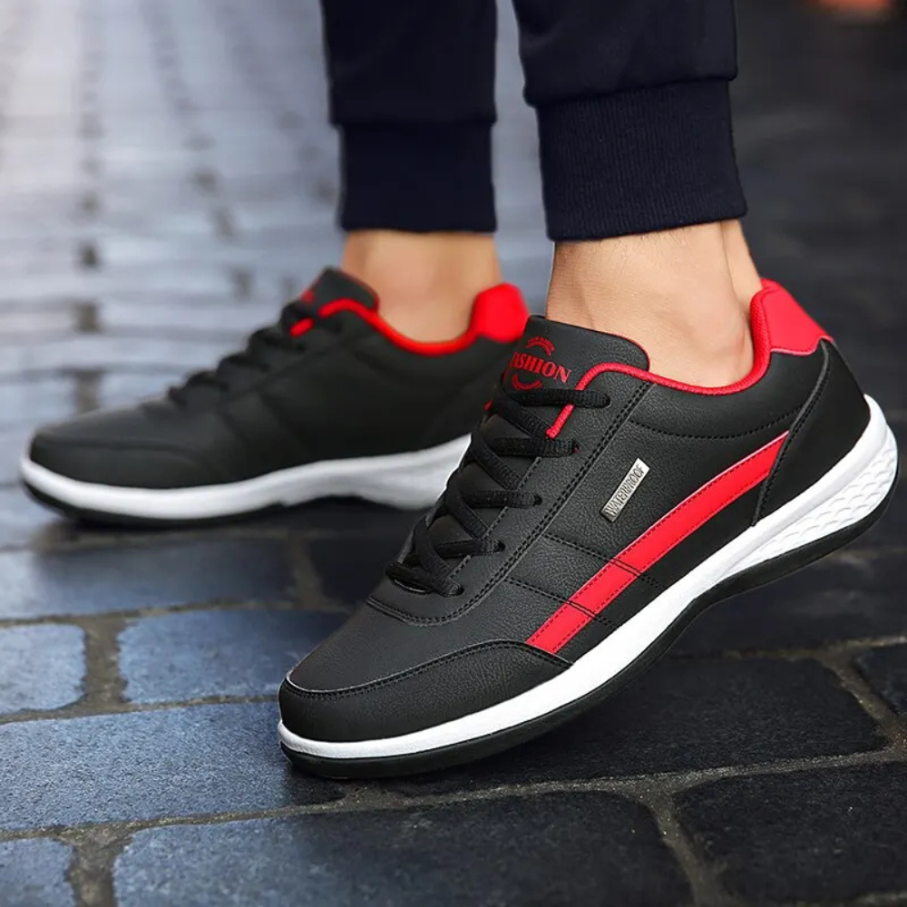 Charly | Men's Orthopedic Sneakers with Side Stripe