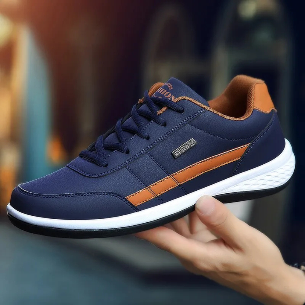 Charly | Men's Orthopedic Sneakers with Side Stripe