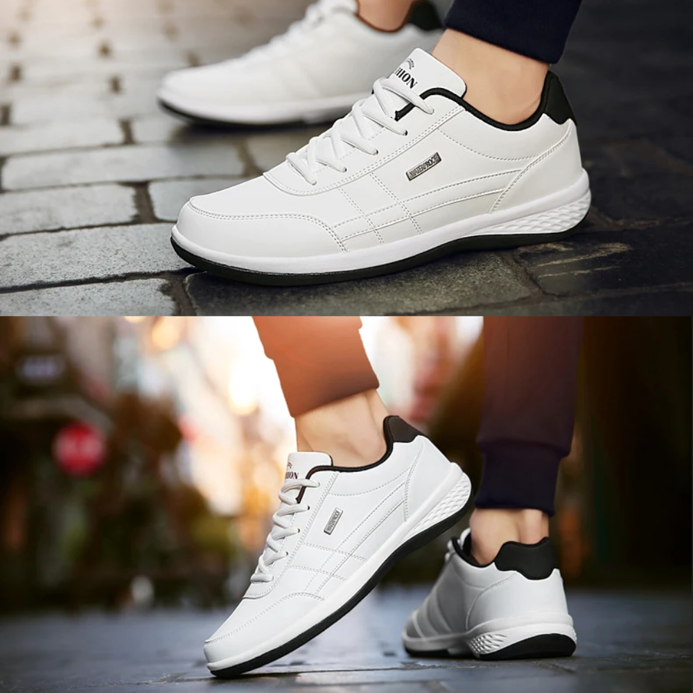 Charly | Men's Orthopedic Sneakers with Side Stripe