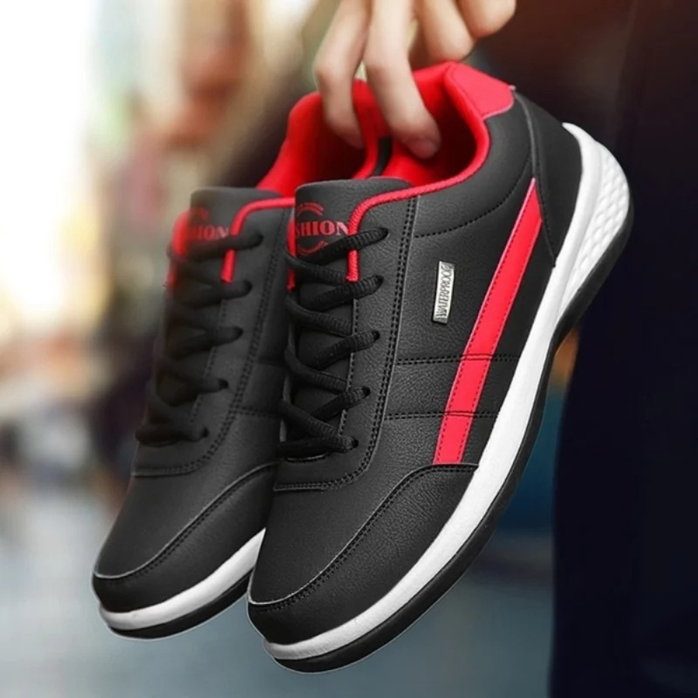 Charly | Men's Orthopedic Sneakers with Side Stripe