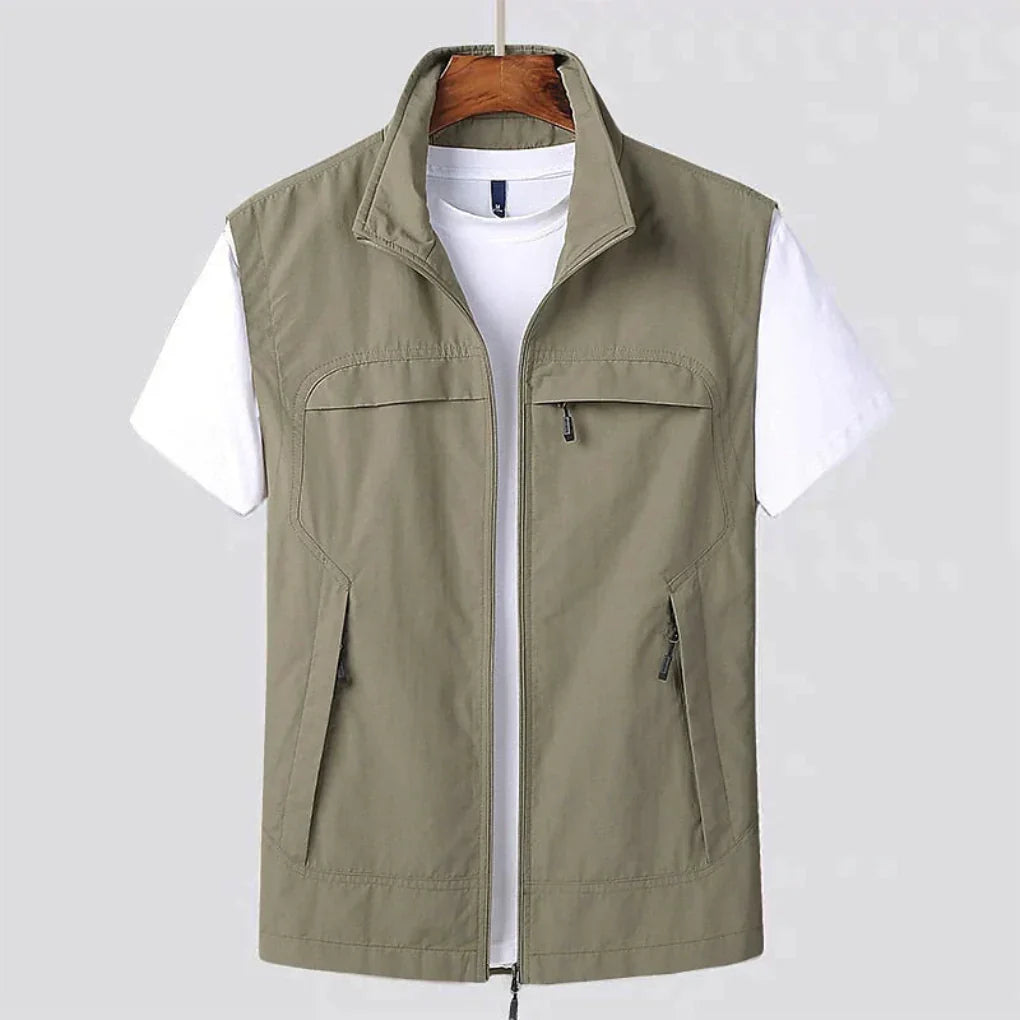 Charly | Men's Outdoor Zip Vest with Pockets