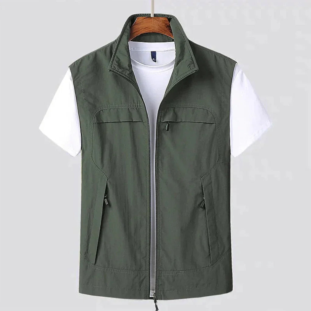 Charly | Men's Outdoor Zip Vest with Pockets