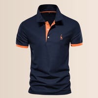 Sisica | Men's Breathable V-Neck Polo Shirt