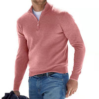 Comfortable Quarter-Zip Pullover Sweater