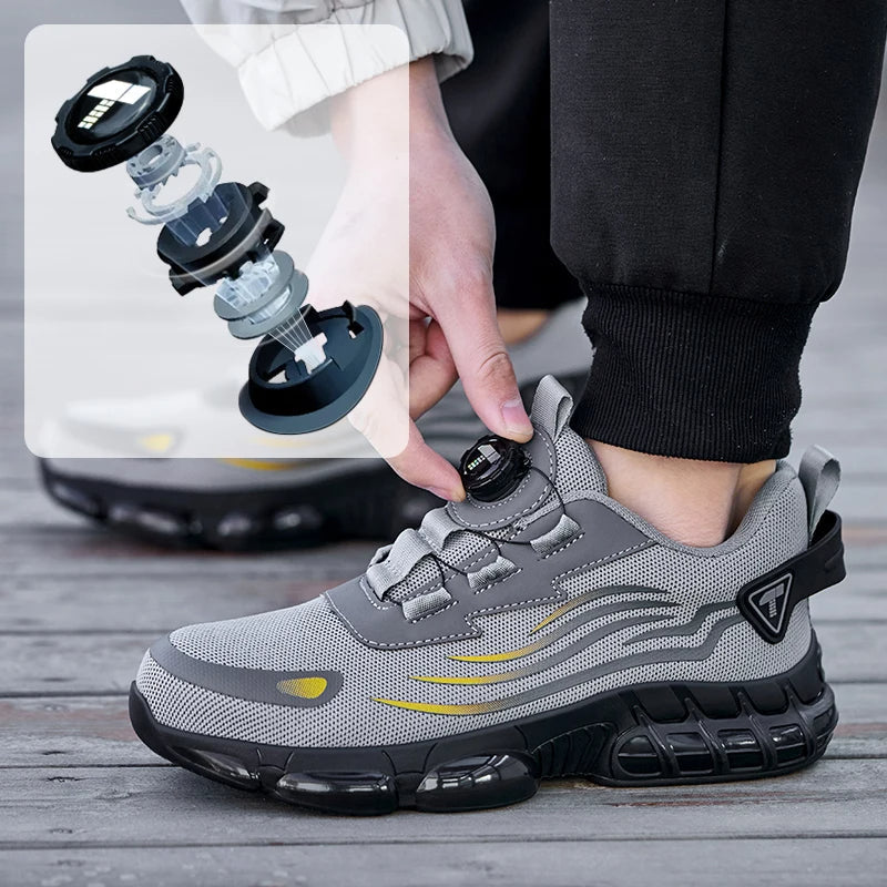 Charly | Men's Safety Sneakers with Steel Toe and Dial Closure