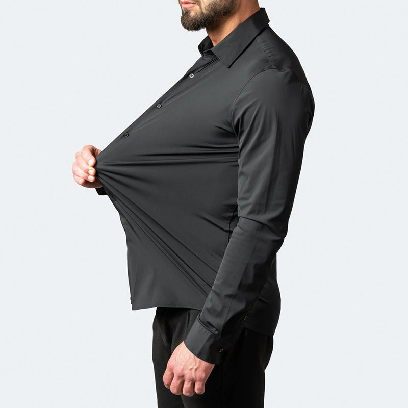 Charly | Men's Stretch Dress Shirt - Wrinkle-Resistant