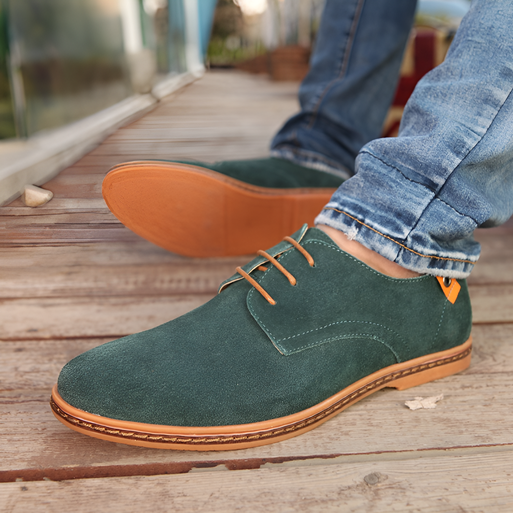 Charly | Men's Suede Lace-Up Derby Shoes