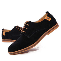 Sisica | Men's Stylish Suede Lace-Up Derby Shoes