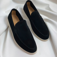 Sisica | Suede Comfortable Stitch Loafers