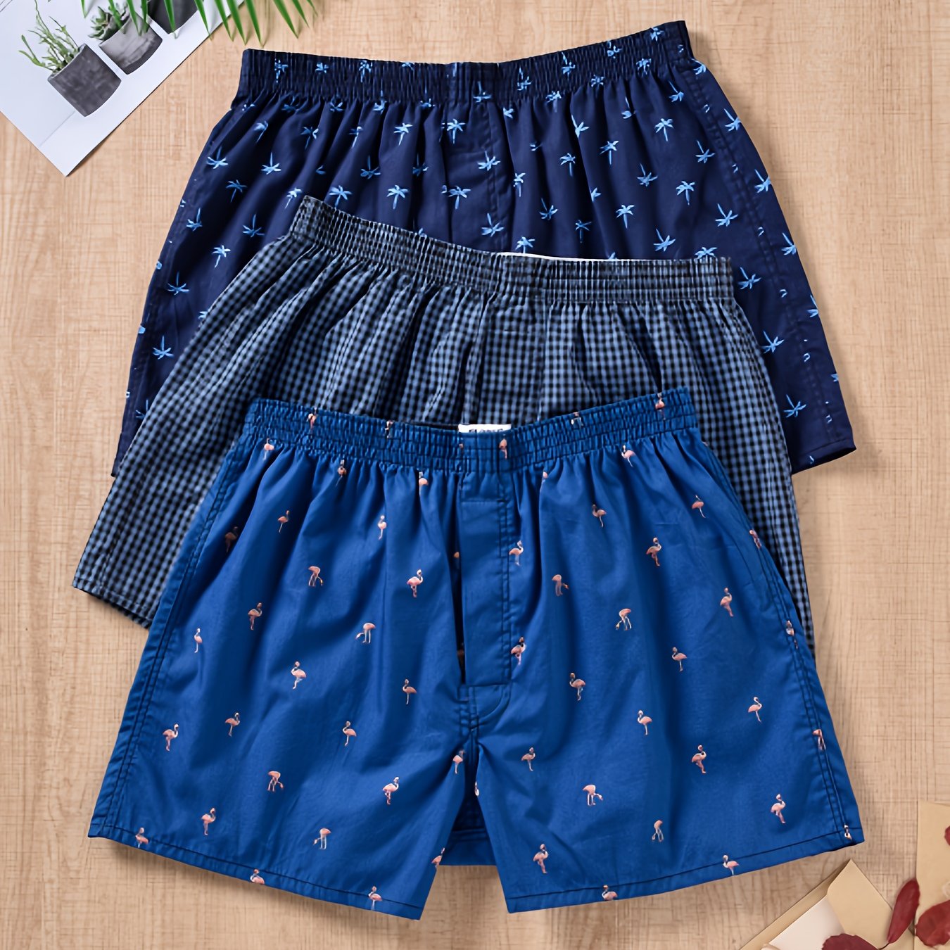 Charly | Men's Tropical Print Boxers (3-Pack)