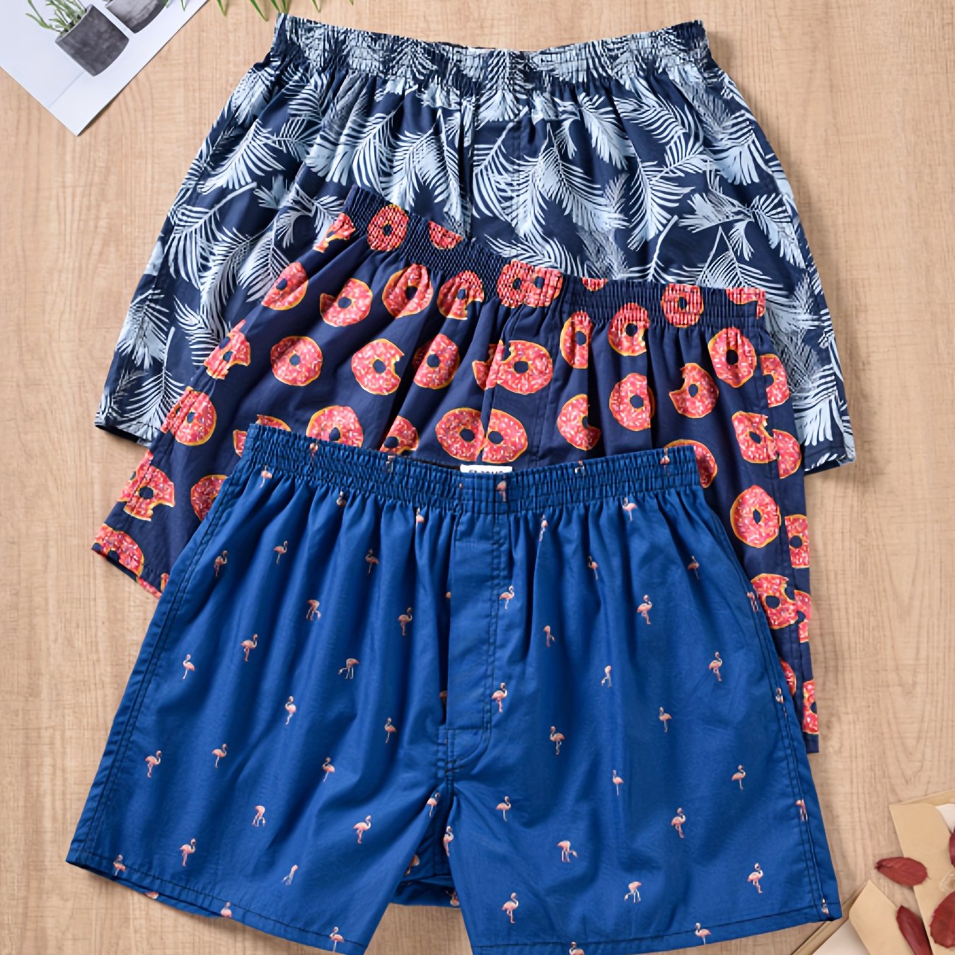 Charly | Men's Tropical Print Boxers (3-Pack)