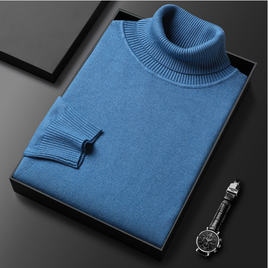 Charly | Men's Turtleneck sweater with ribbed cuffs