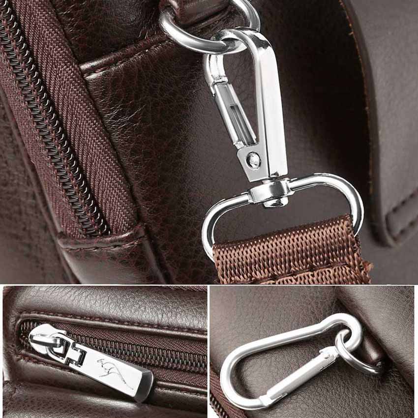 Charly | Men's Vertical Crossbody Bag with Front Pocket