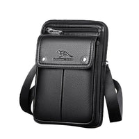 Sisica | Men's Vertical Crossbody Bag with Front Pocket