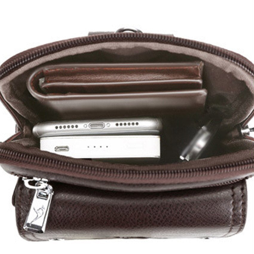 Charly | Men's Vertical Crossbody Bag with Front Pocket