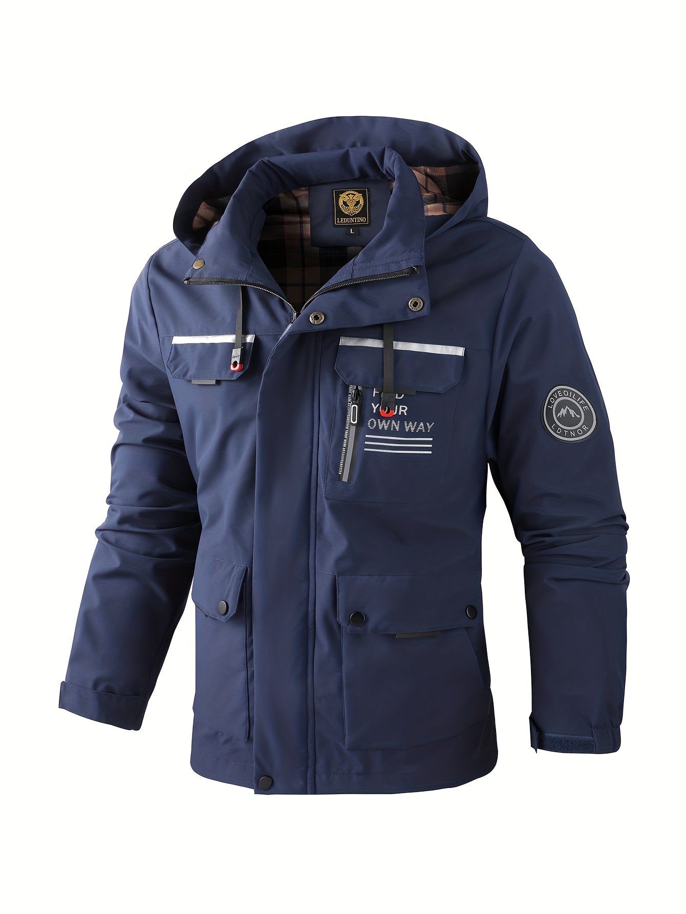 Charly | Men's Waterproof Winter Parka Jacket with Hood