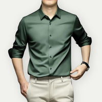 Sisica | Men's Wrinkle-Free Button-Down Dress Shirt