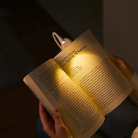 Sisica | Mini Book Light - Portable Clip Light with USB Charging, Dimmable LED for Bedroom, Eye Protection, and Camping - 360° Rotating Clip Book Lamp