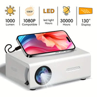 Sisica | Mini Portable LED Projector for Home & Office