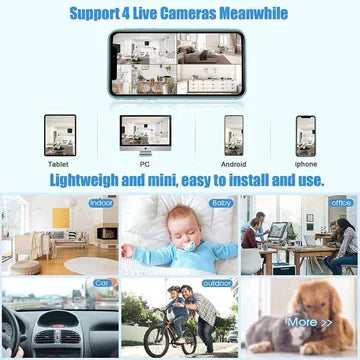 Charly | Mini wireless magnetic camera with audio and video live stream