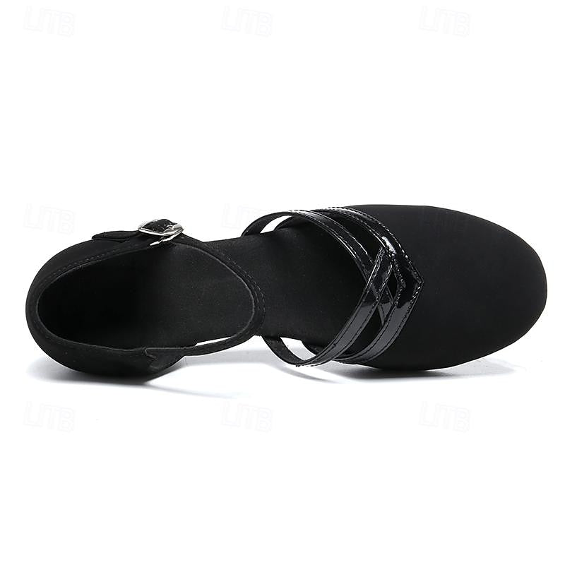 Charly | Modern Dance Shoes for Women Black High-Quality Suede