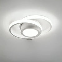 Sisica | Modern LED Ceiling Lamp - Double Ring Design