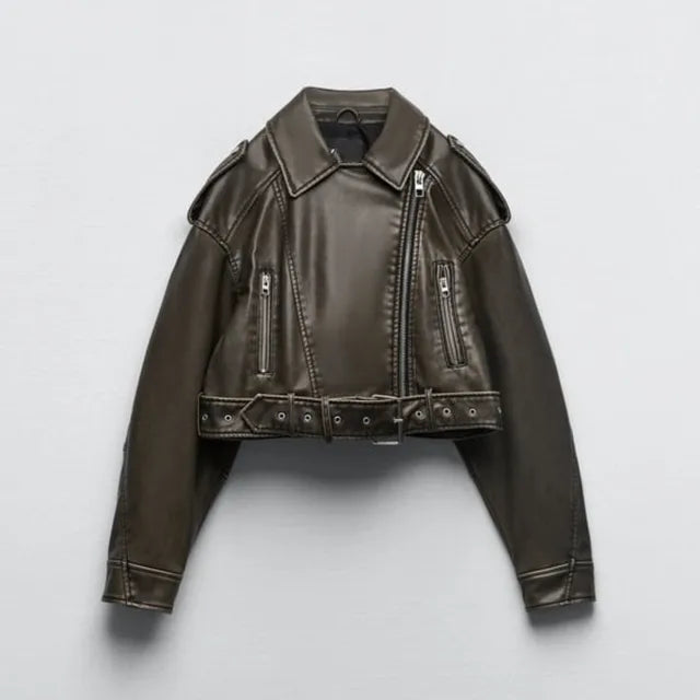 Charly | Modern Short Biker Jacket