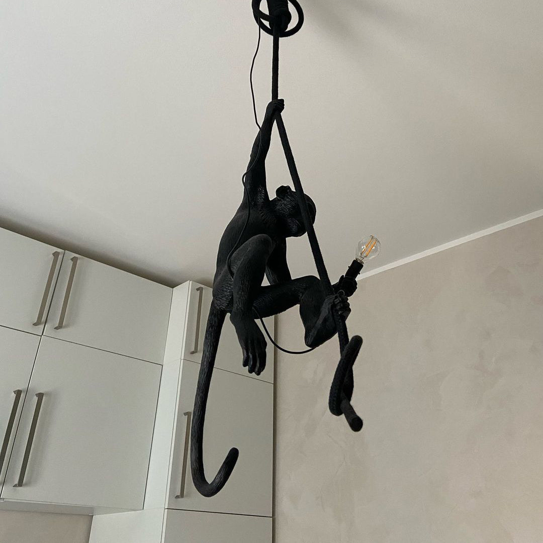 Charly | Monkey Pendant Light | Sculptural Design Object
