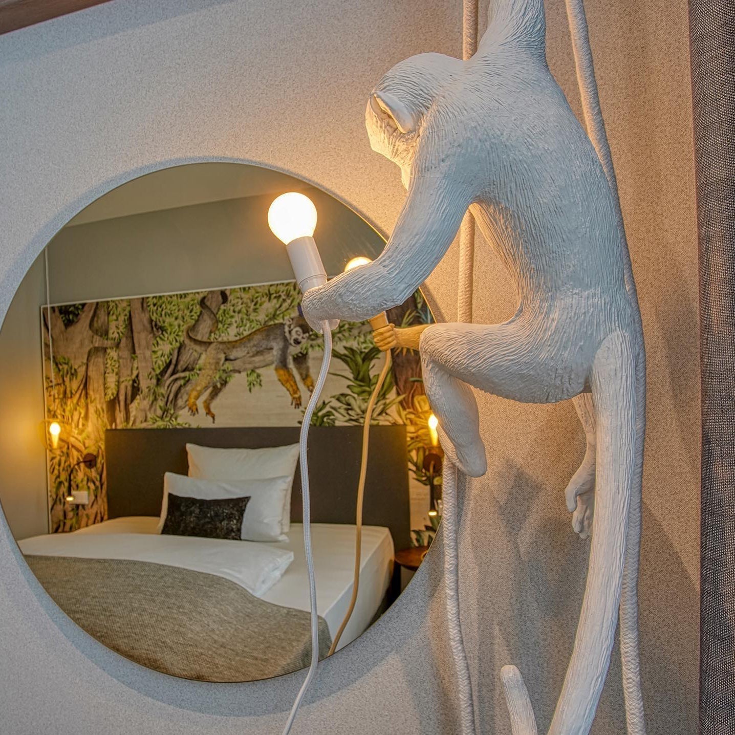Charly | Monkey Pendant Light | Sculptural Design Object