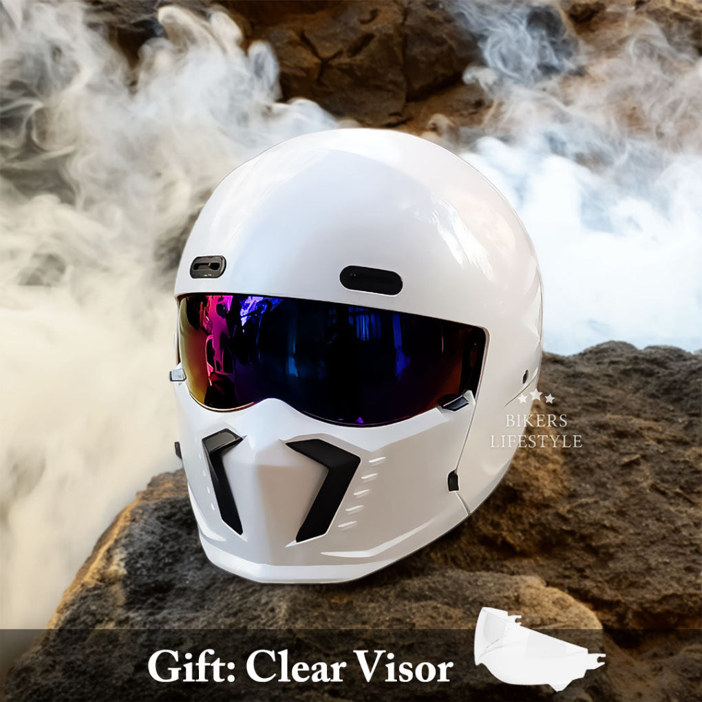Charly | Motorcycle Helmet Full Face Modular Matte Black
