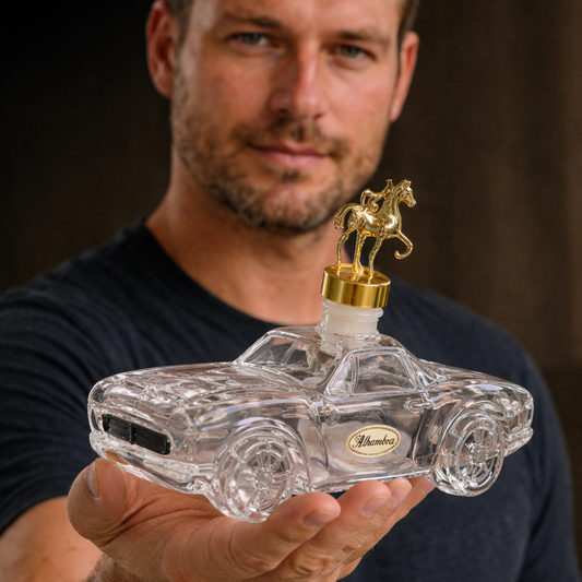 Charly | Mustang Whiskey Decanter | Mustang Design | Handmade Glass
