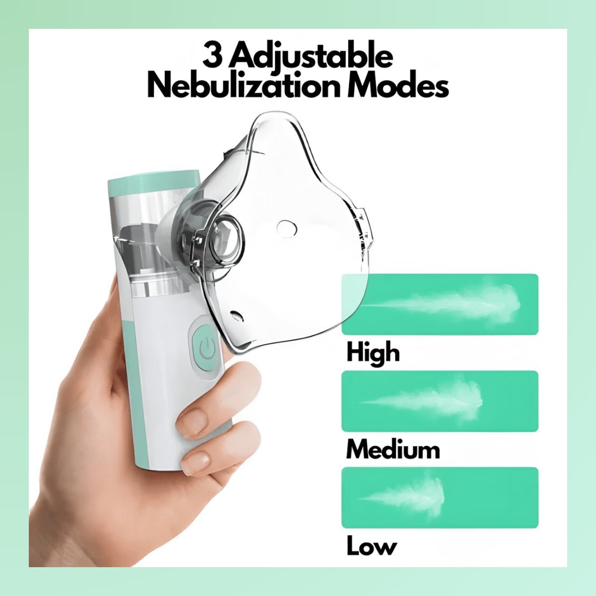 Charly | Nebulizer for Asthma Relief | Compact Handheld Inhaler for Home & Travel