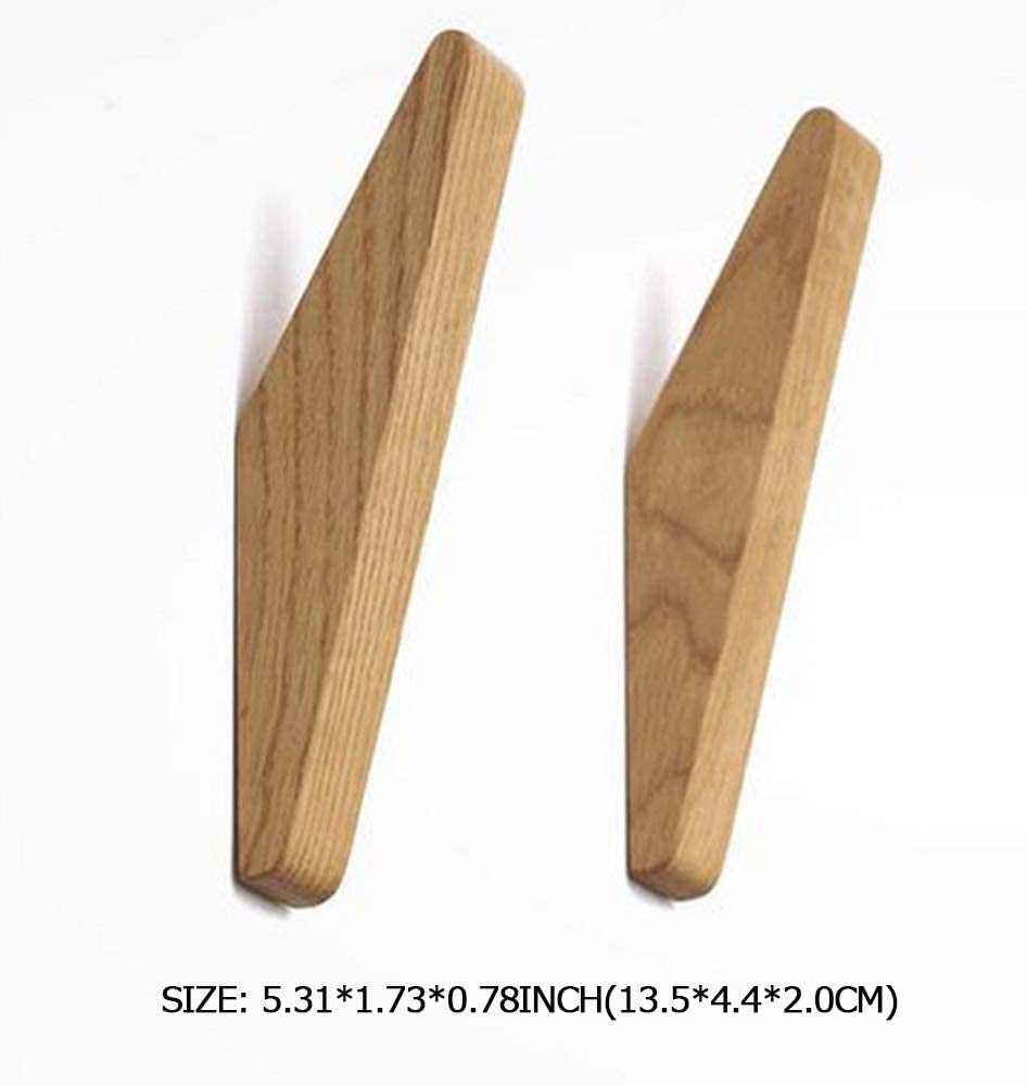 Charly | Nordhaak Wall Hooks Set – 6 Minimalist Clothes Hooks Made of Solid Wood